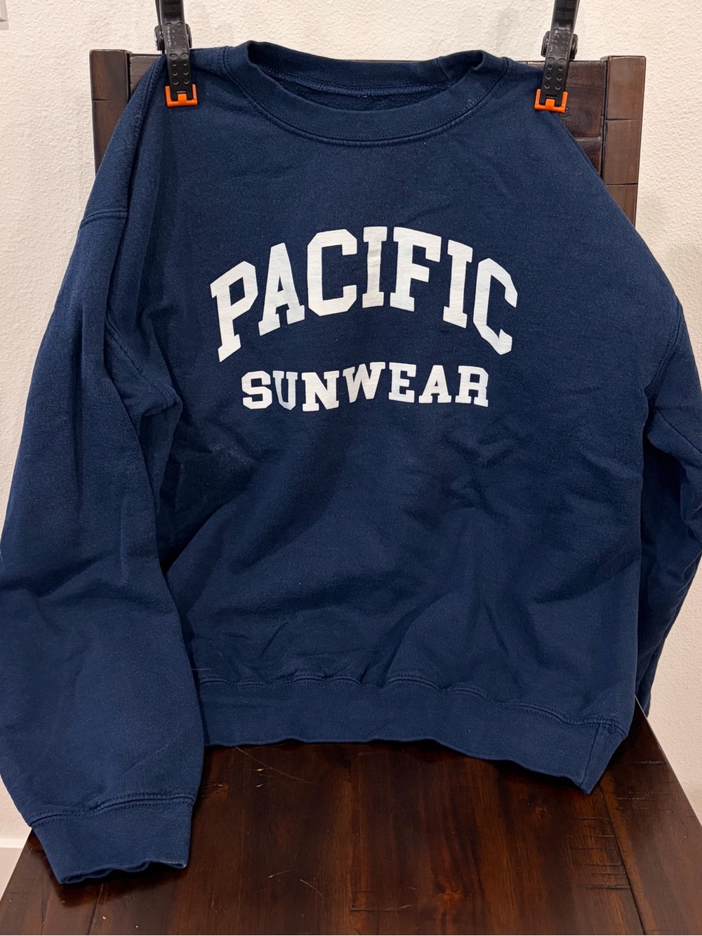 Pacific Sunwear Women’s Navy Crewneck Sweatshirt